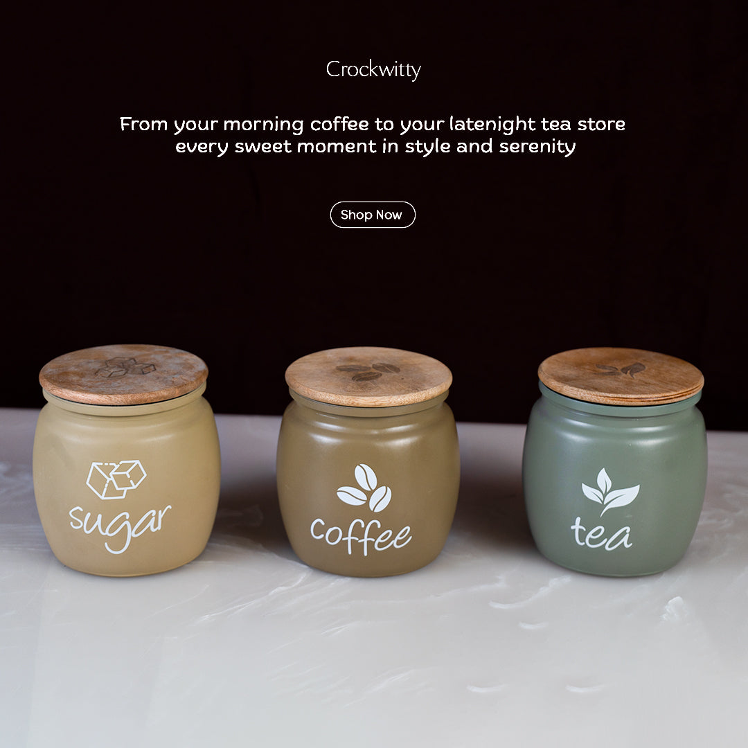 Minimal Bean Jar Set of 3 550 ml