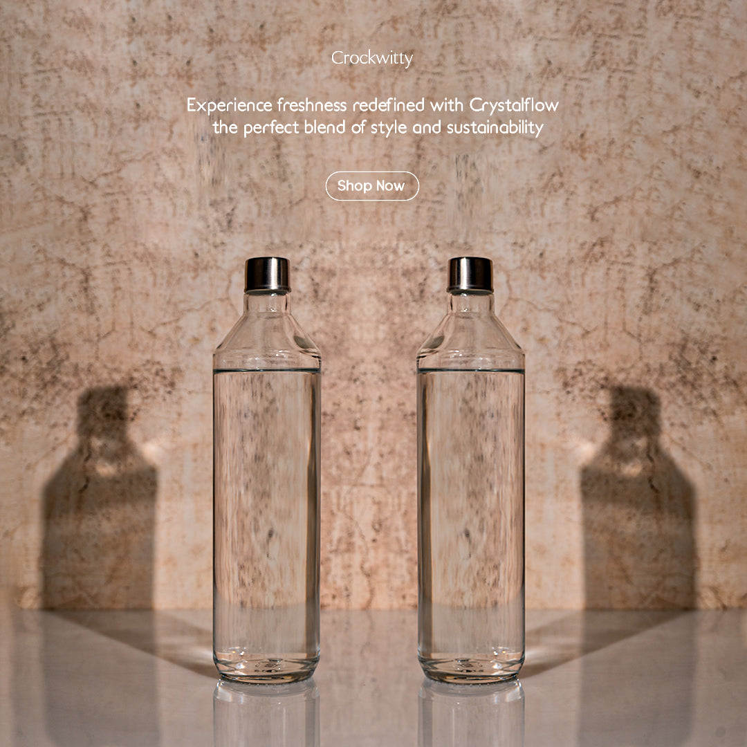 Crystalflow Glass Bottle Set of 1 750 ml