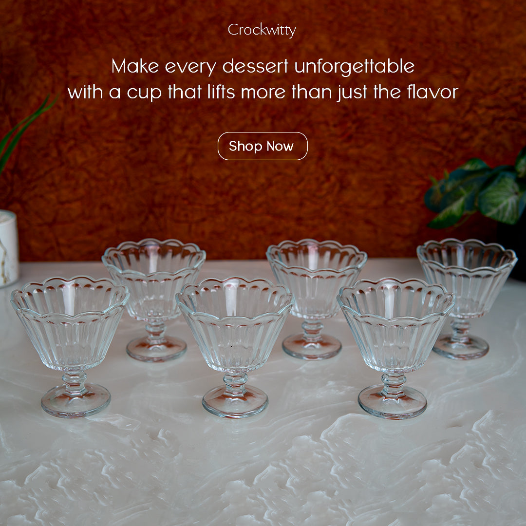 Footed Dessert Cup Set of 6
