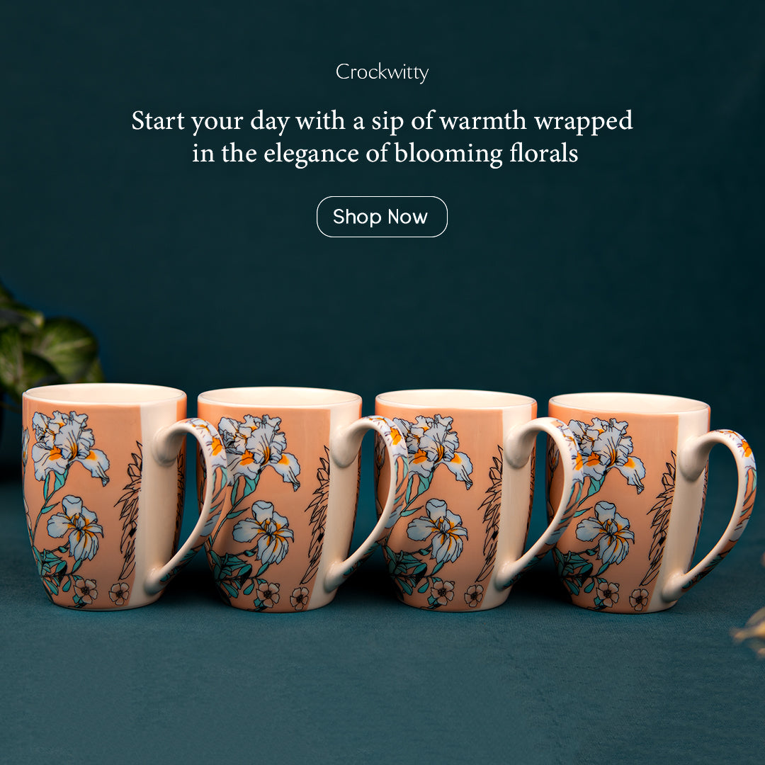 Floral Mirage Mug Set of 1 300 ml