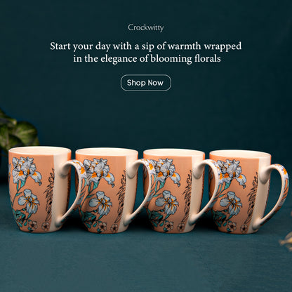 Floral Mirage Mug Set of 1 300 ml