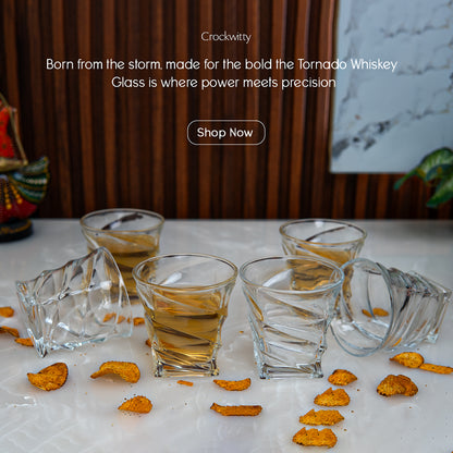 Tornado Whiskey Glass Set of 6 350 ml