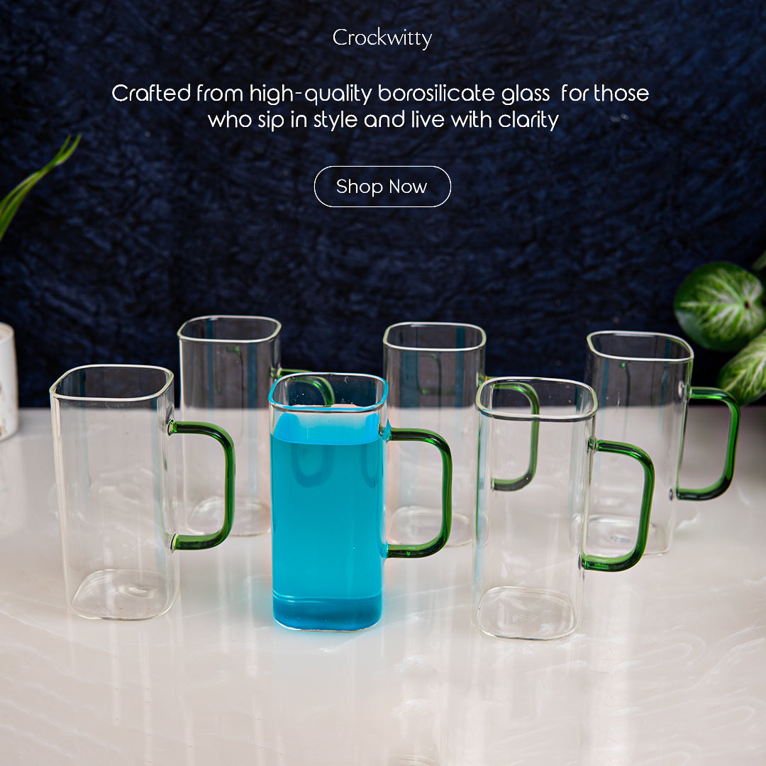 Borosilicate Juice Mug Set of 2 350 ml