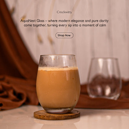 Clear AquaNest Glass Set of 4 530 ml