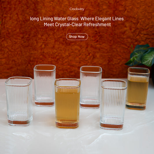 Long Lining Water Glass Set of 6 335 ml