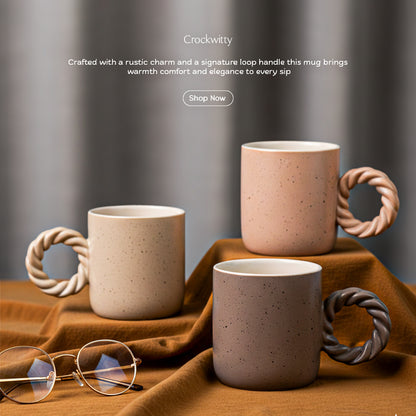 Rustic Loop Mug Set of 1 300 ml