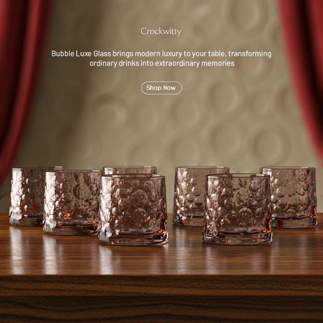 Bubble Luxe Glass Set of 6 200 ml