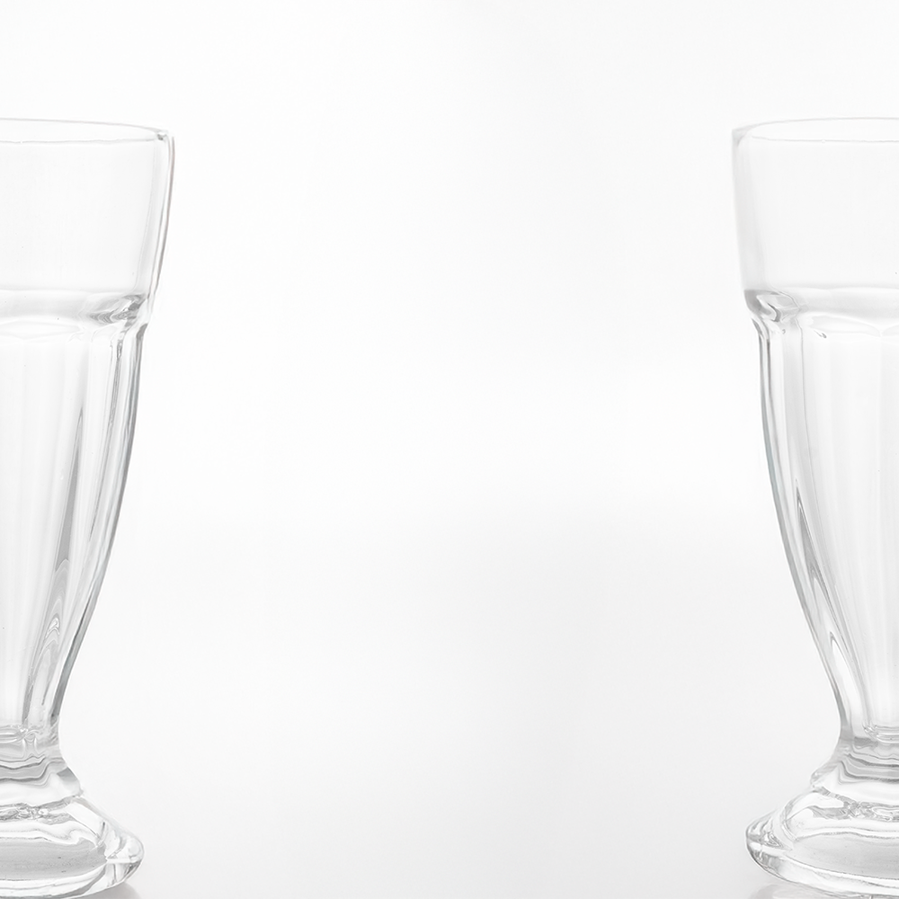 Tall Footed Milkshake Glass