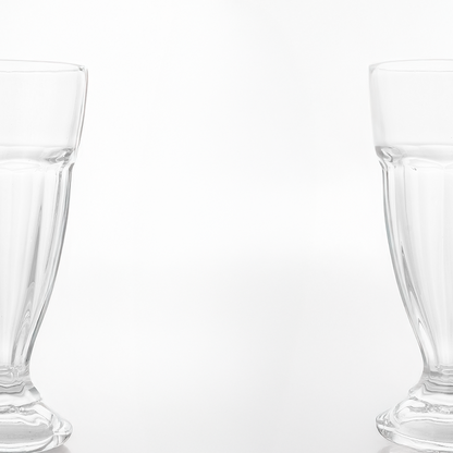 Tall Footed Milkshake Glass
