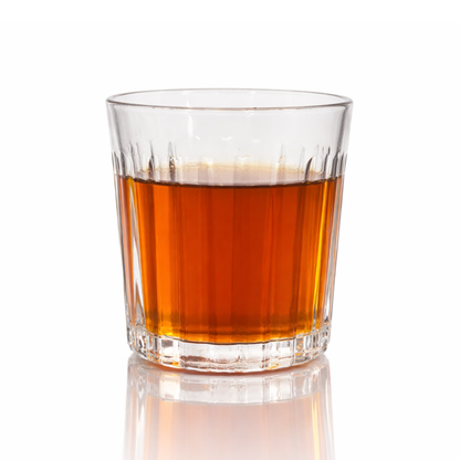 Everyday Value Ribbed Juice Glass Set (Set of 6 | 180 ml)