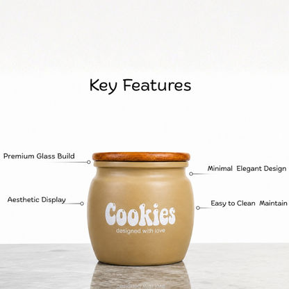 New Minimal Bean Jar Set of 3 550 ml