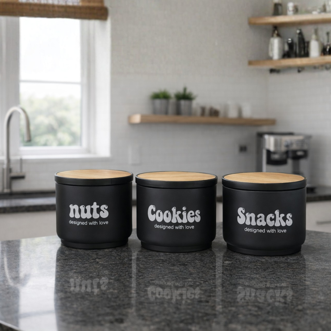 New Noir Essence Jar Set of 3 380 ml