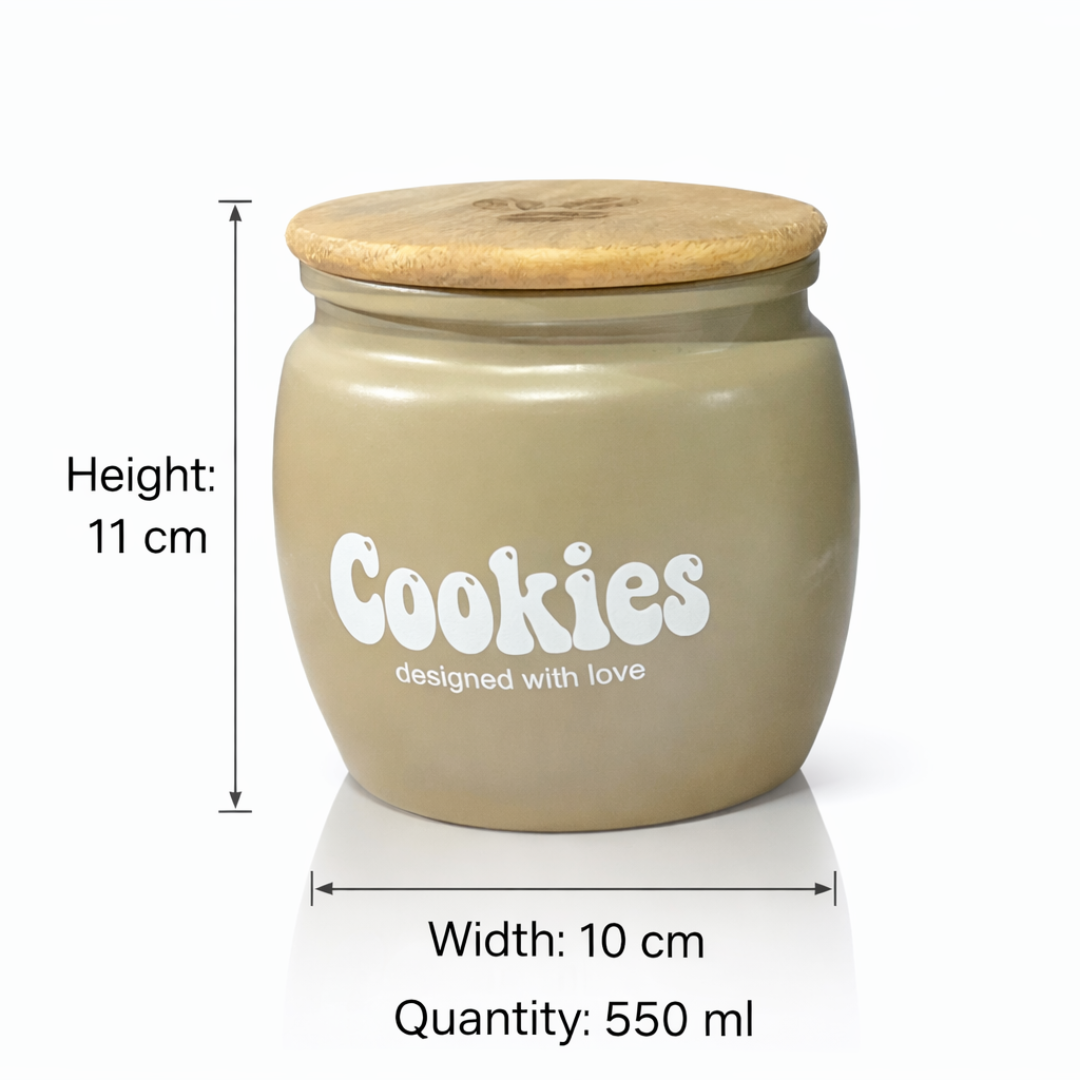 New Minimal Bean Jar Set of 3 550 ml