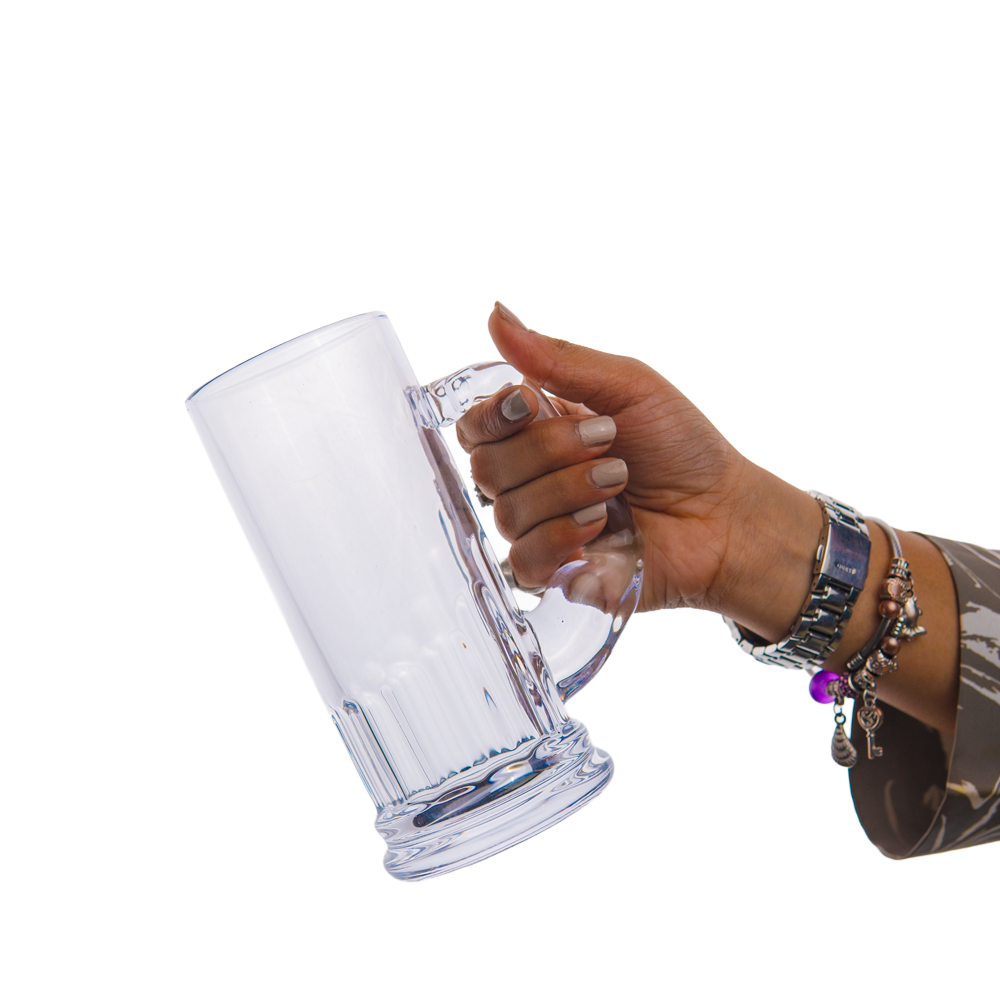 Muscle Beer Mug Set of 2 600 ml