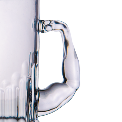 Muscle Beer Mug Set of 2 600 ml