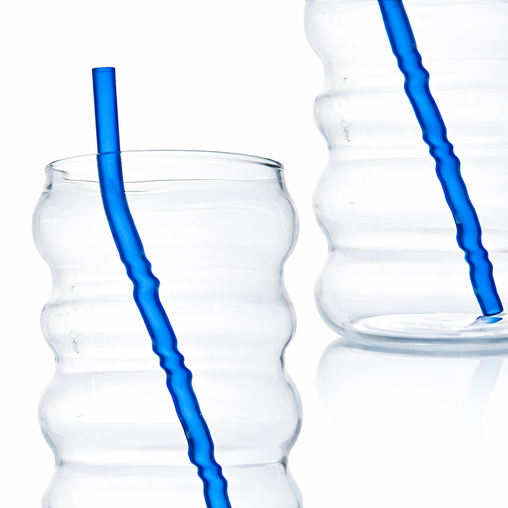 RippleCurve Glass Set of 2 500 ml