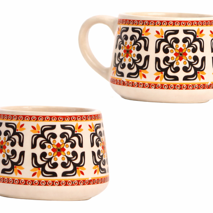 Artisan Ceramic Brew Cup Set of 6 150ml