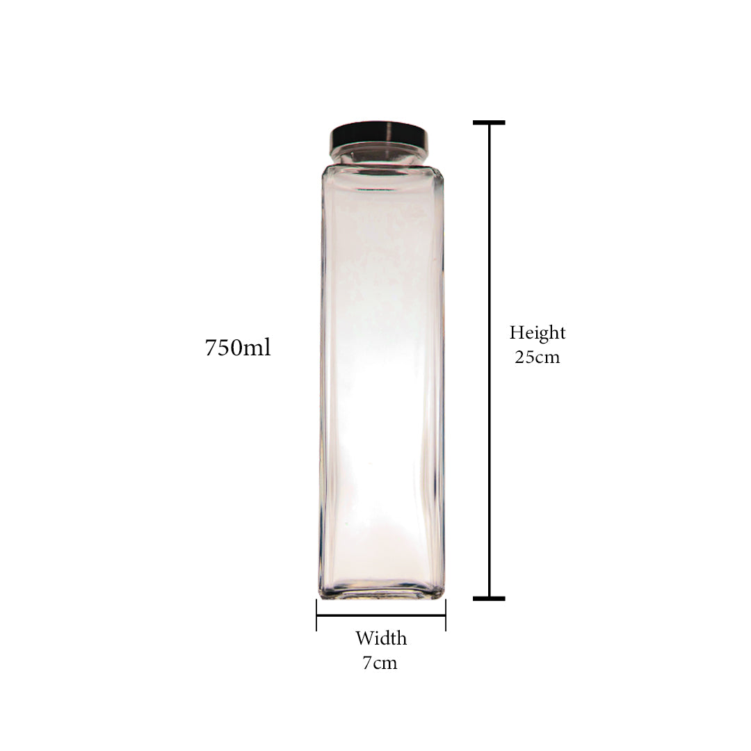 PurePour Glass Bottle Set of 1 750 ml