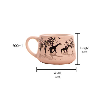 ForestWhisper Mug Set of 6 150 ml