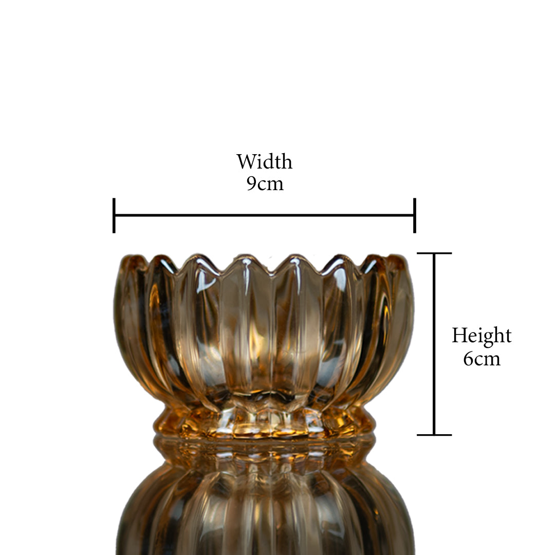 Gold Crystal Dessert Cup Set of 6