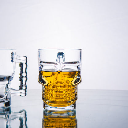 Skull Shaped Juice Glass Set of 2 500 ml