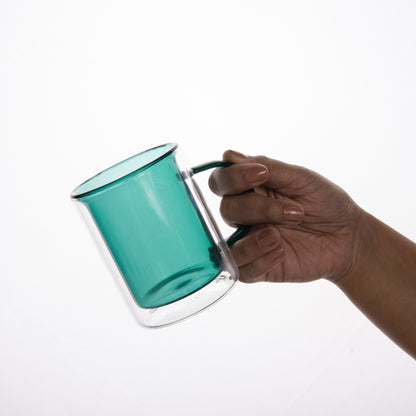 Coloured Double Walled Mug Set of 1 250 ml