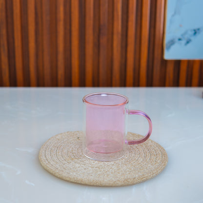 Coloured Double Walled Mug Set of 1 250 ml