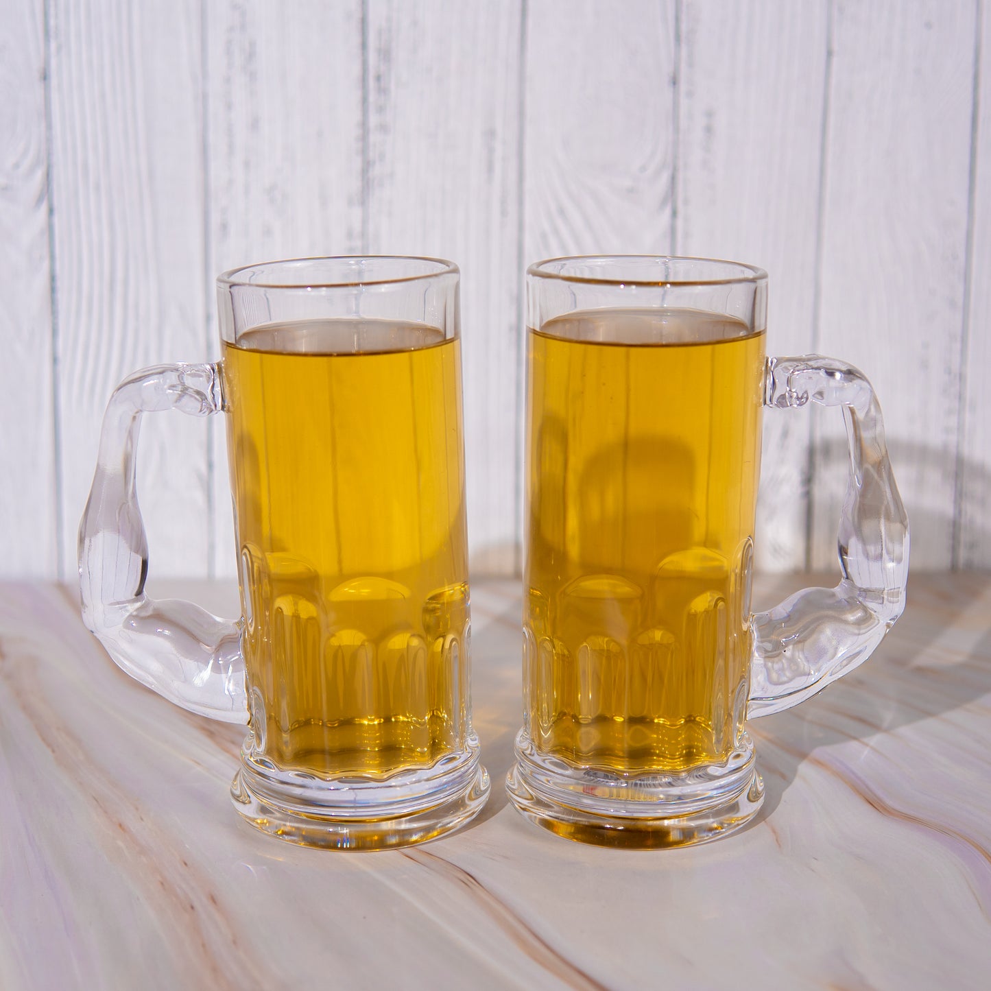 Muscle Beer Mug Set of 2 600 ml