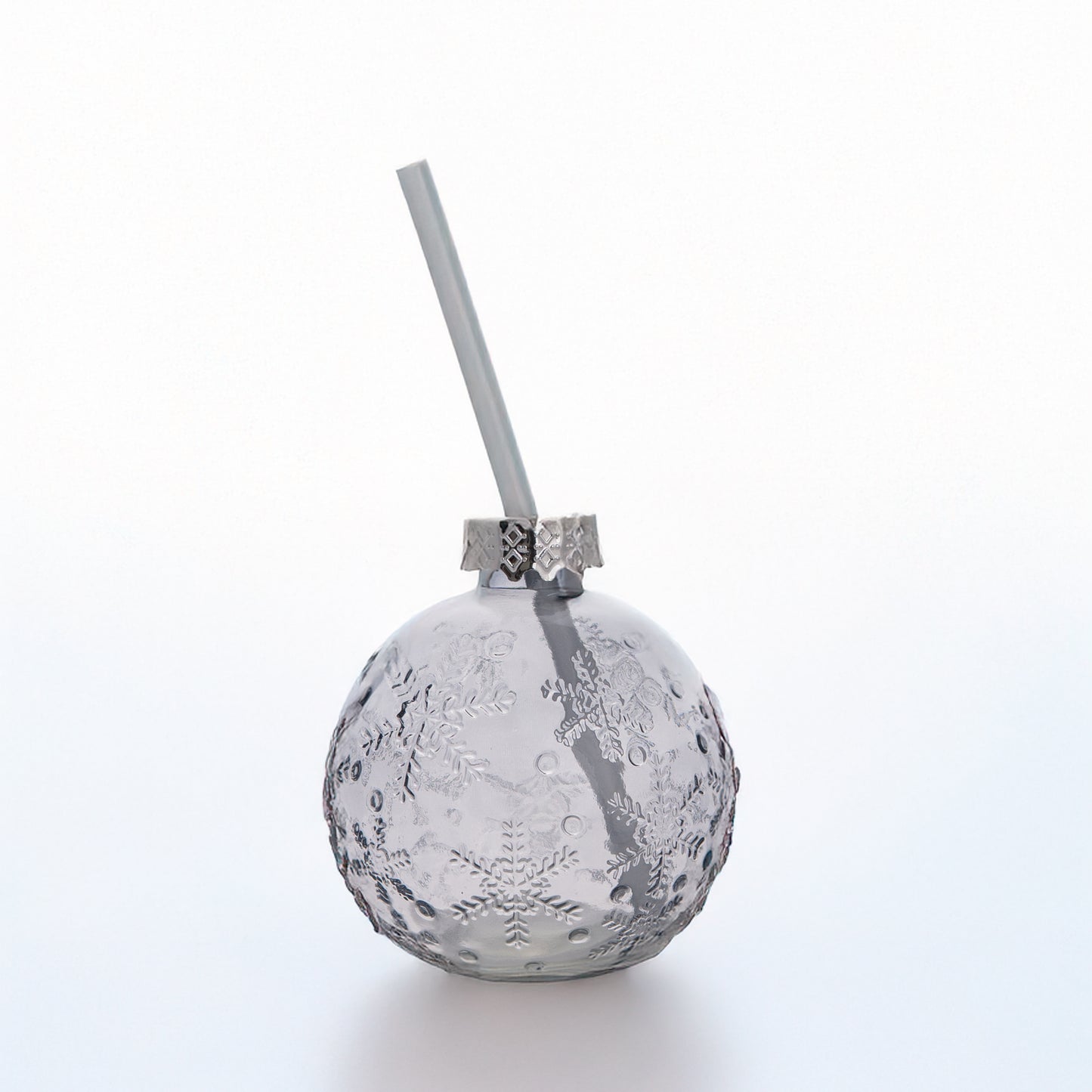 Glittered Bubble Cocktail jar Set of 2 400 ml