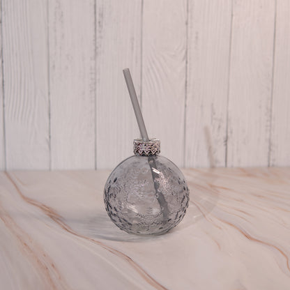 Glittered Bubble Cocktail jar Set of 2 400 ml