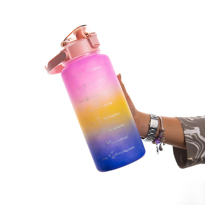 Gym motivation water bottle {set of 1}