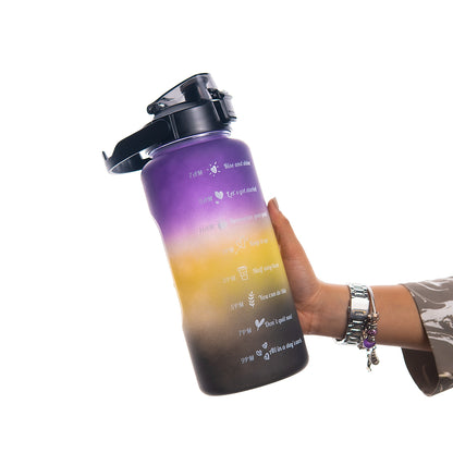 Gym motivation water bottle {set of 1}