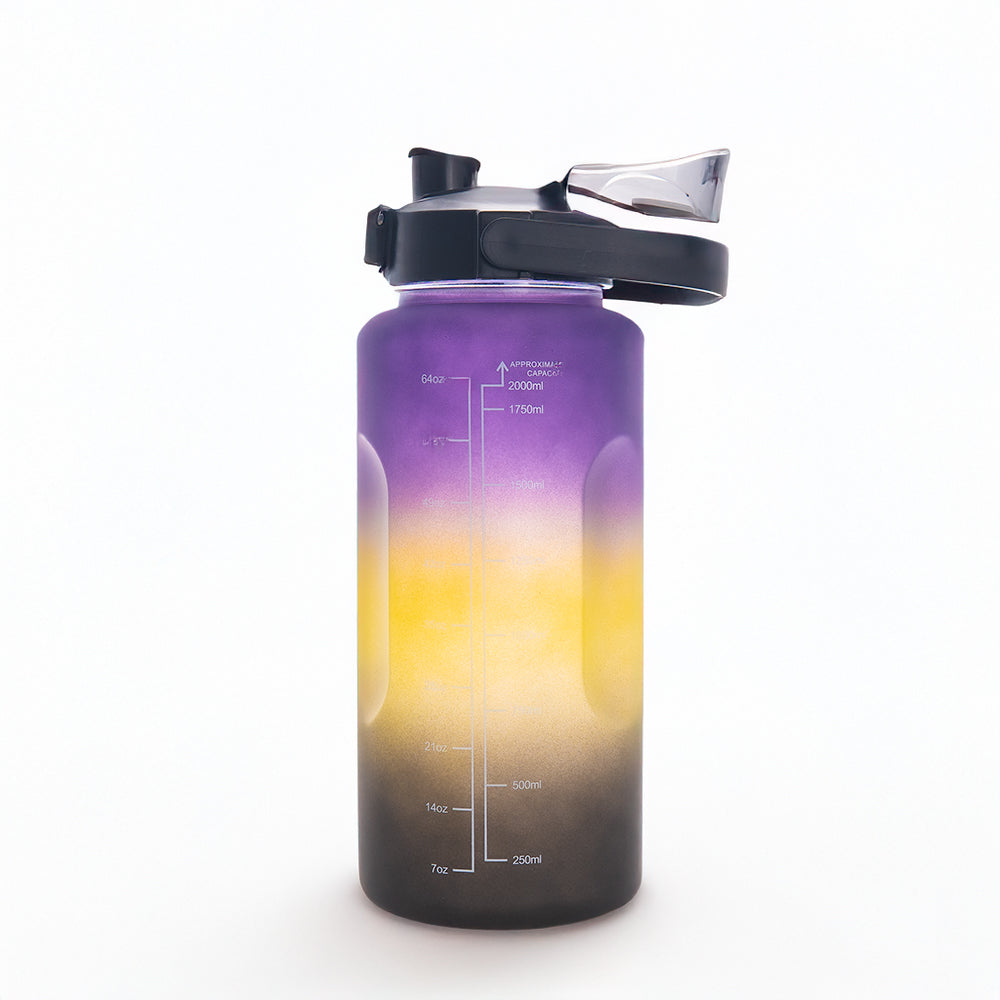 Gym motivation water bottle {set of 1}