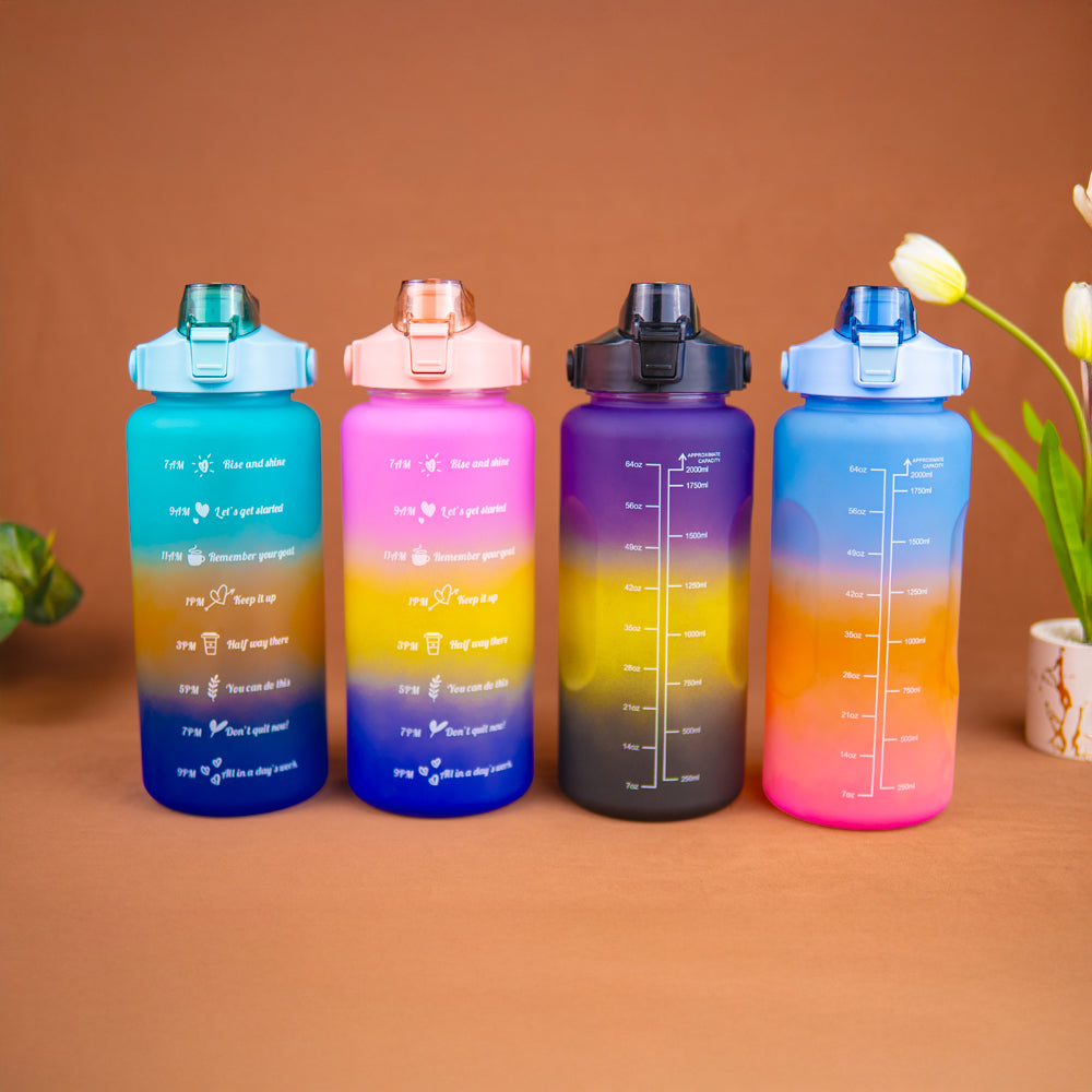 Gym motivation water bottle {set of 1}