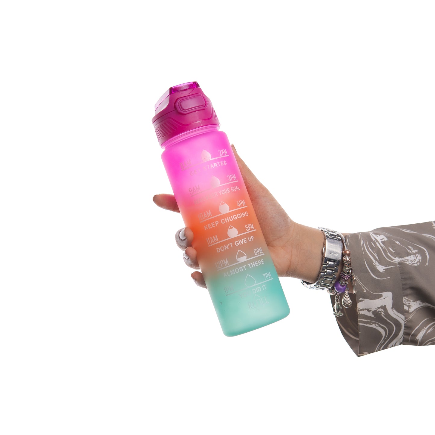 Small gym motivation water bottle {set of 1}