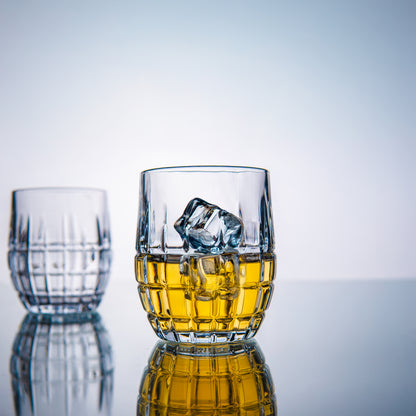 Bohemia Diced Whiskey Glass Set of 6 320 ml