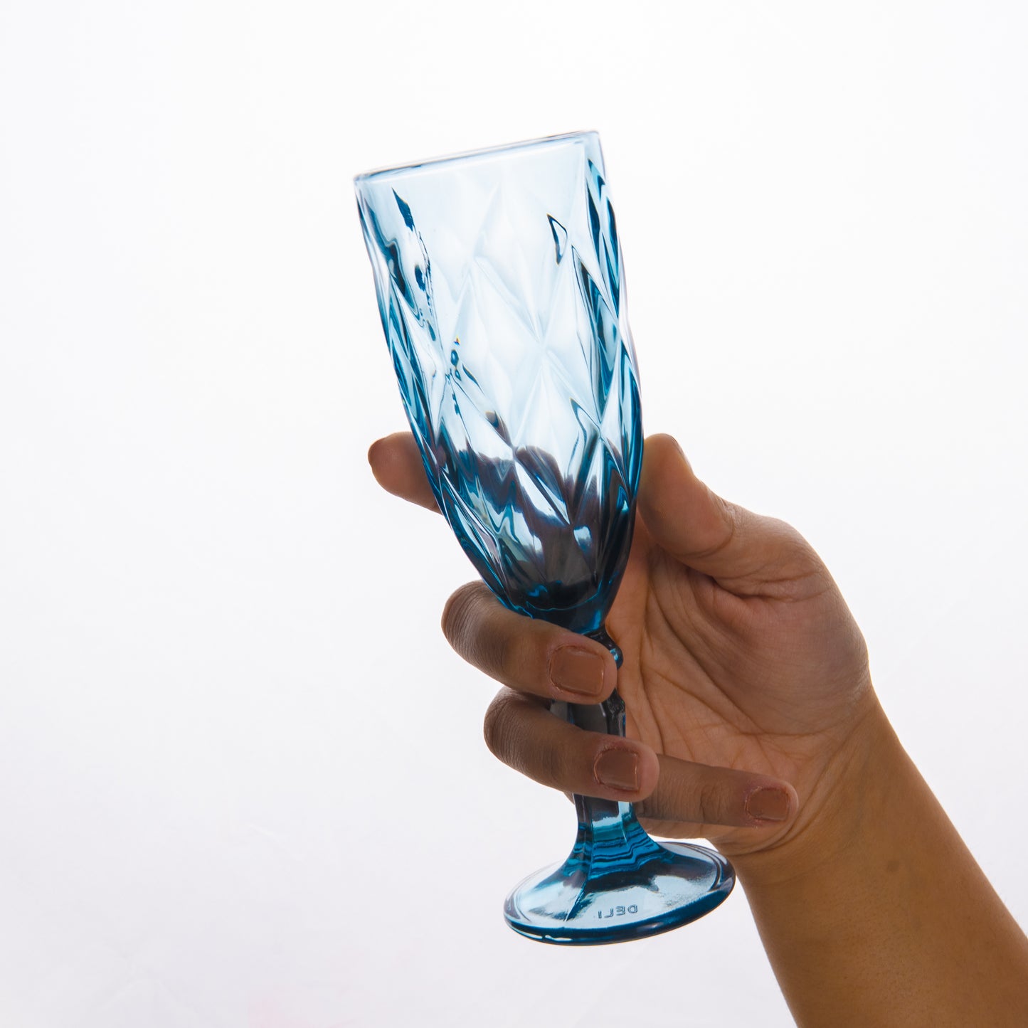 Multicolor Wine Goblet Glass Set of 6 165 ml