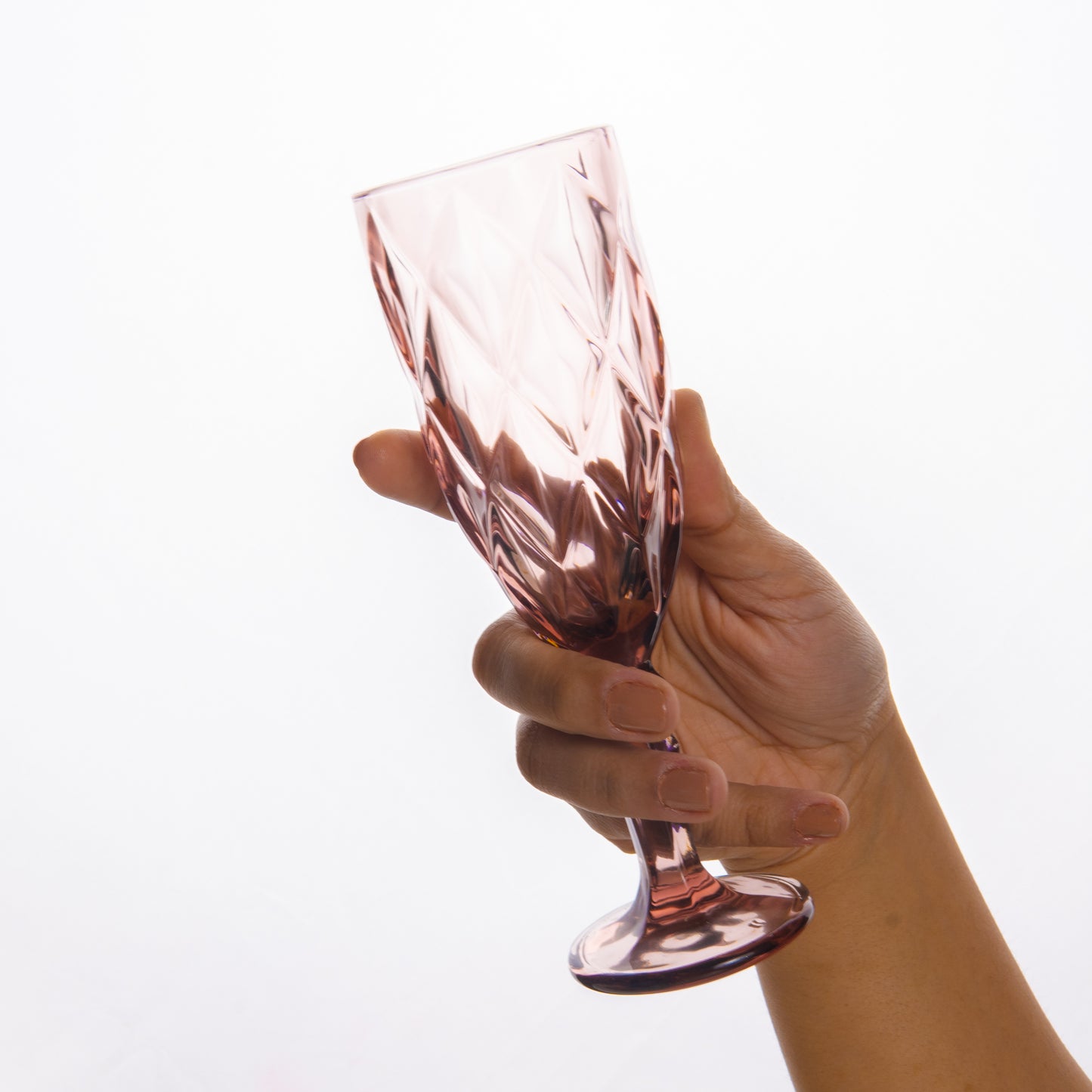 Multicolor Wine Goblet Glass Set of 6 165 ml