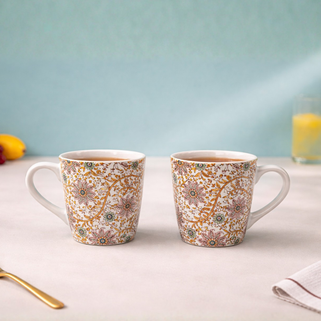 Vintage Flora Mug Set of 1 320 ml