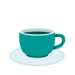 Cups, mugs and saucer