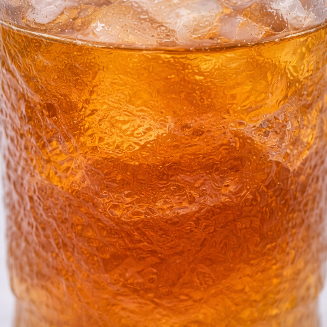 Goldenlined Hazed Water Glass Set of 6 340 ml