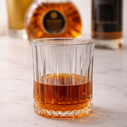 Premium Crystal Whiskey Glass Set of 6 320 ml