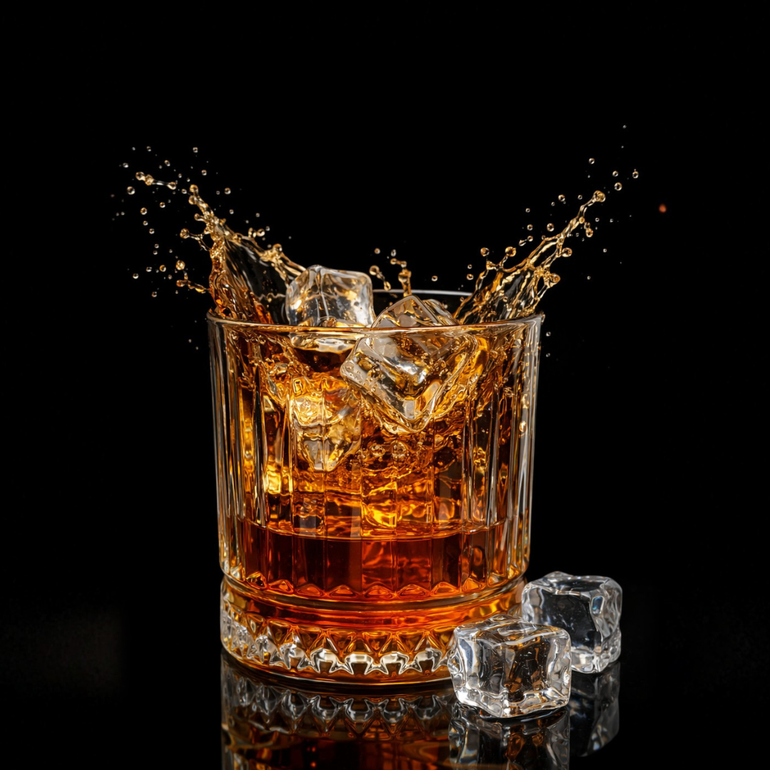 Premium Crystal Whiskey Glass Set of 6 320 ml