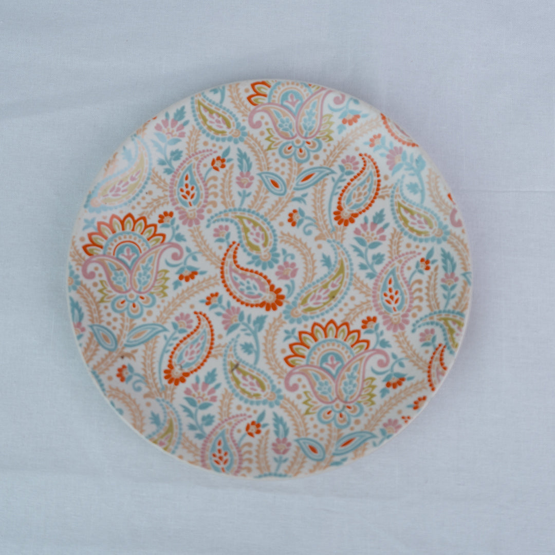 Handcrafted Floral Paisley Delight Cup and Saucer Set of 2 200 ml