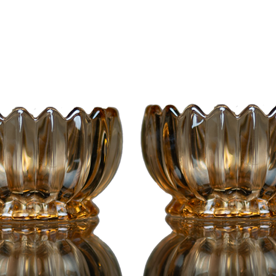 Gold Crystal Dessert Cup Set of 6