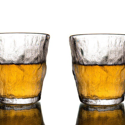 Hazed Golden Line Glass Set of 6 260 ml