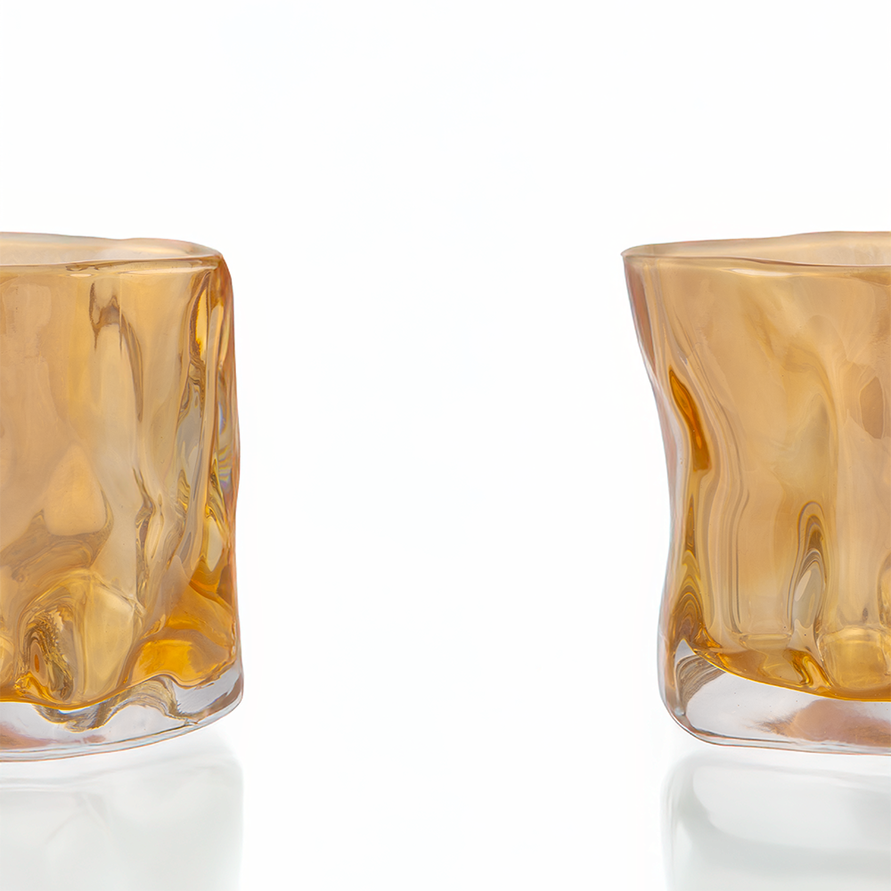 Deformed juice Glass Set of 6 200 ml