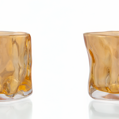 Deformed juice Glass Set of 6 200 ml