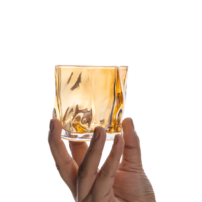 Deformed juice Glass Set of 6 200 ml