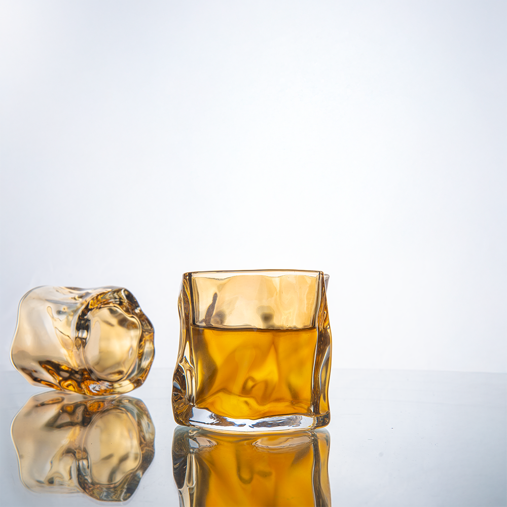 Deformed juice Glass Set of 6 200 ml